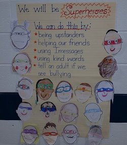2nd Grade Lesson on being Bullying Superheroes!